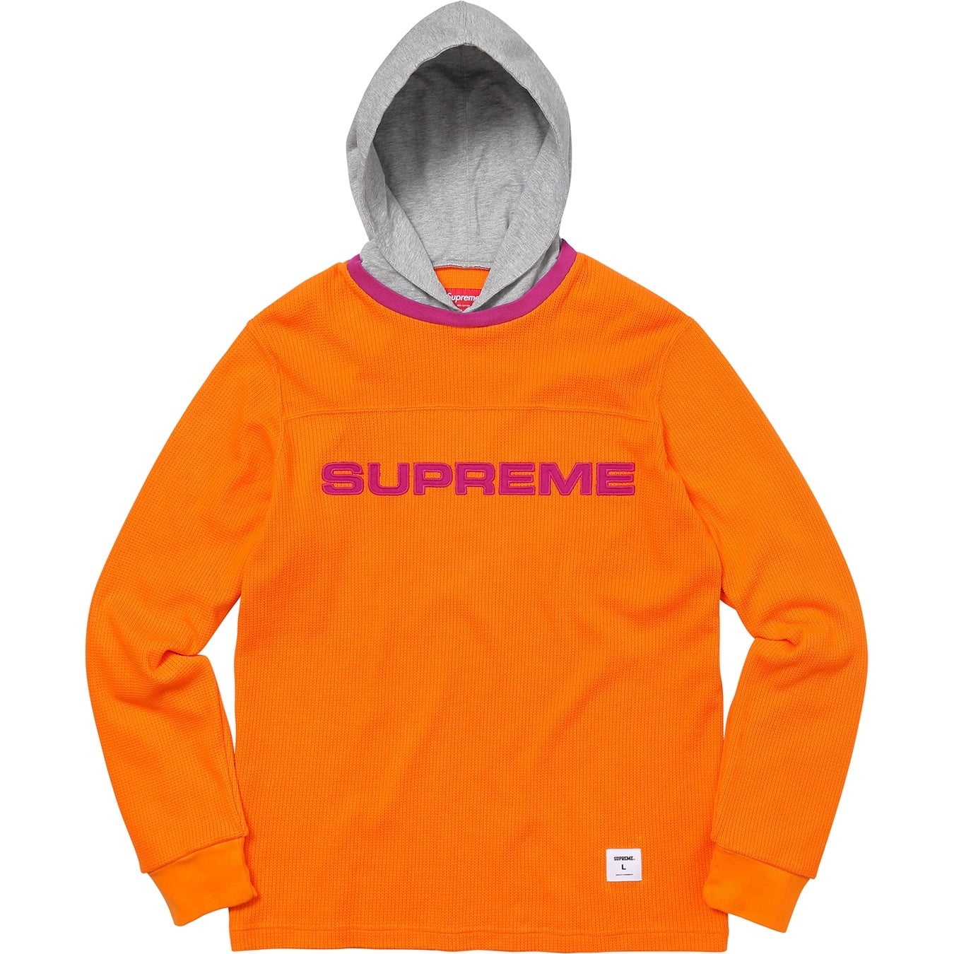 Hooded Waffle Ringer view 5